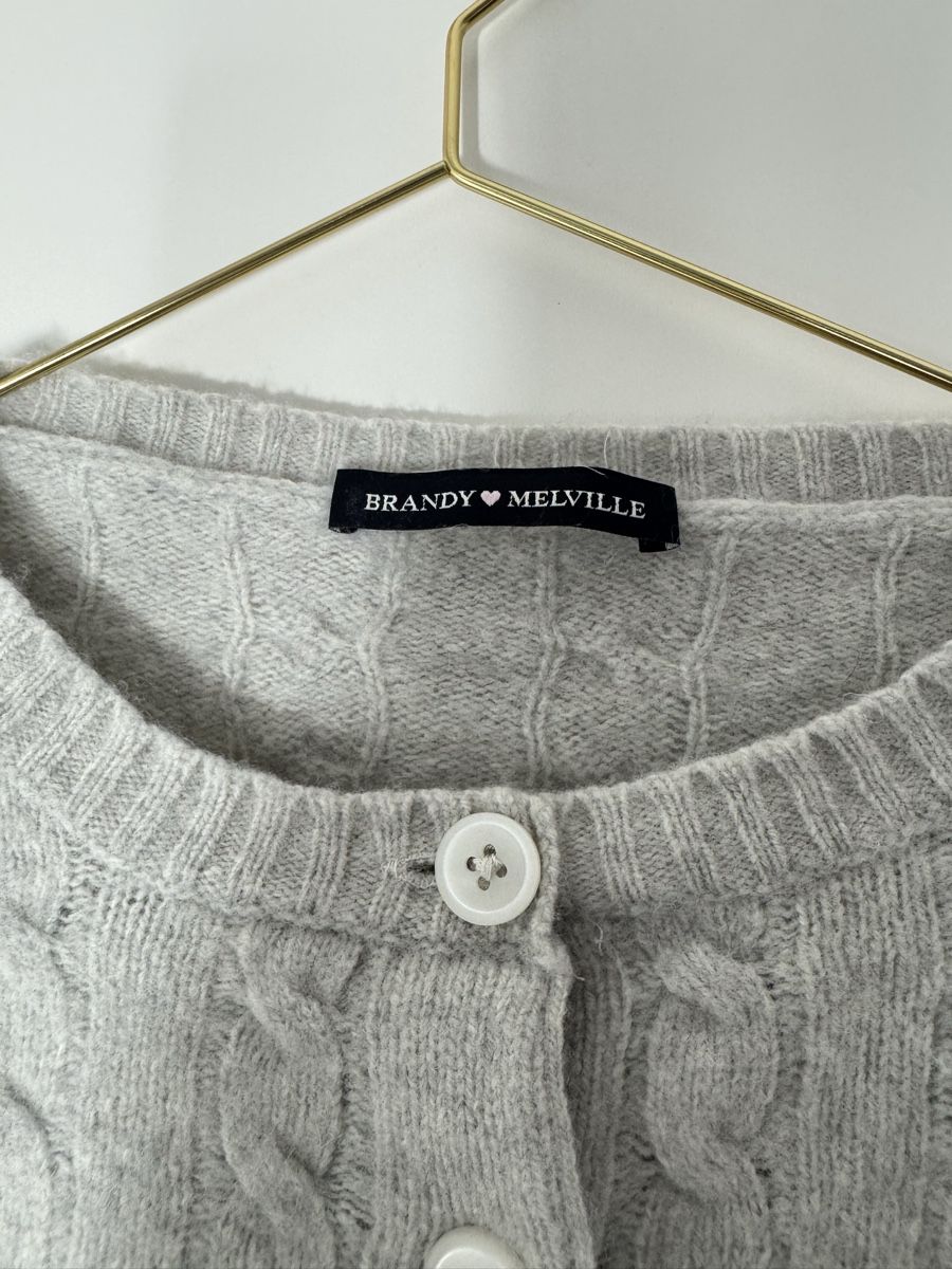 Brandy Melville Maglioni & Felpe: Brandy Melville Wool Blend Cable Knit Cardigan. Light. – Usato da Hurden venduto da rac_wyf8 1