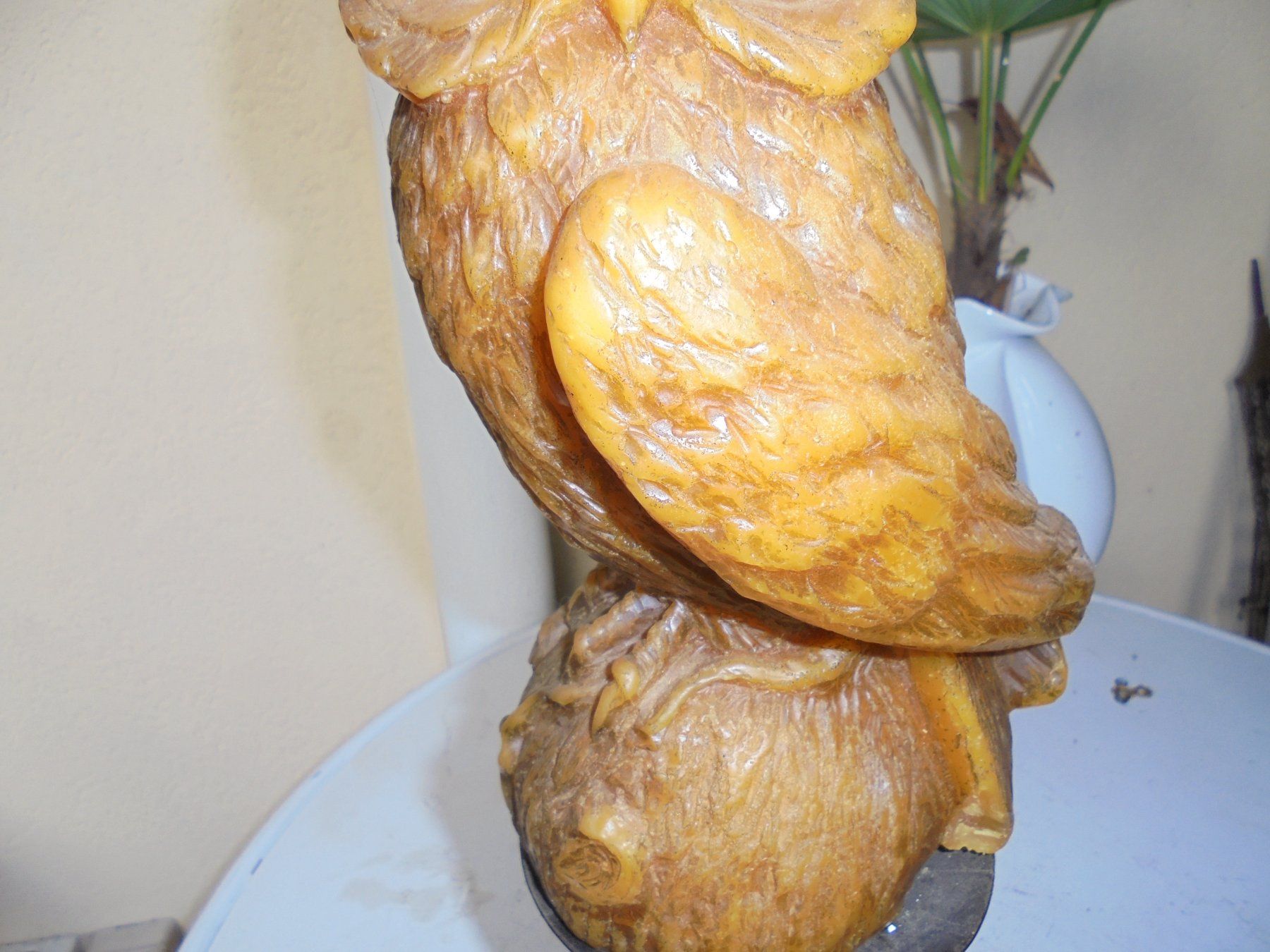 Sculture & Statue: Antike Wachseule auf Eisengestell, ca. 1940 – Usato da Camorino venduto da Hunpete 2