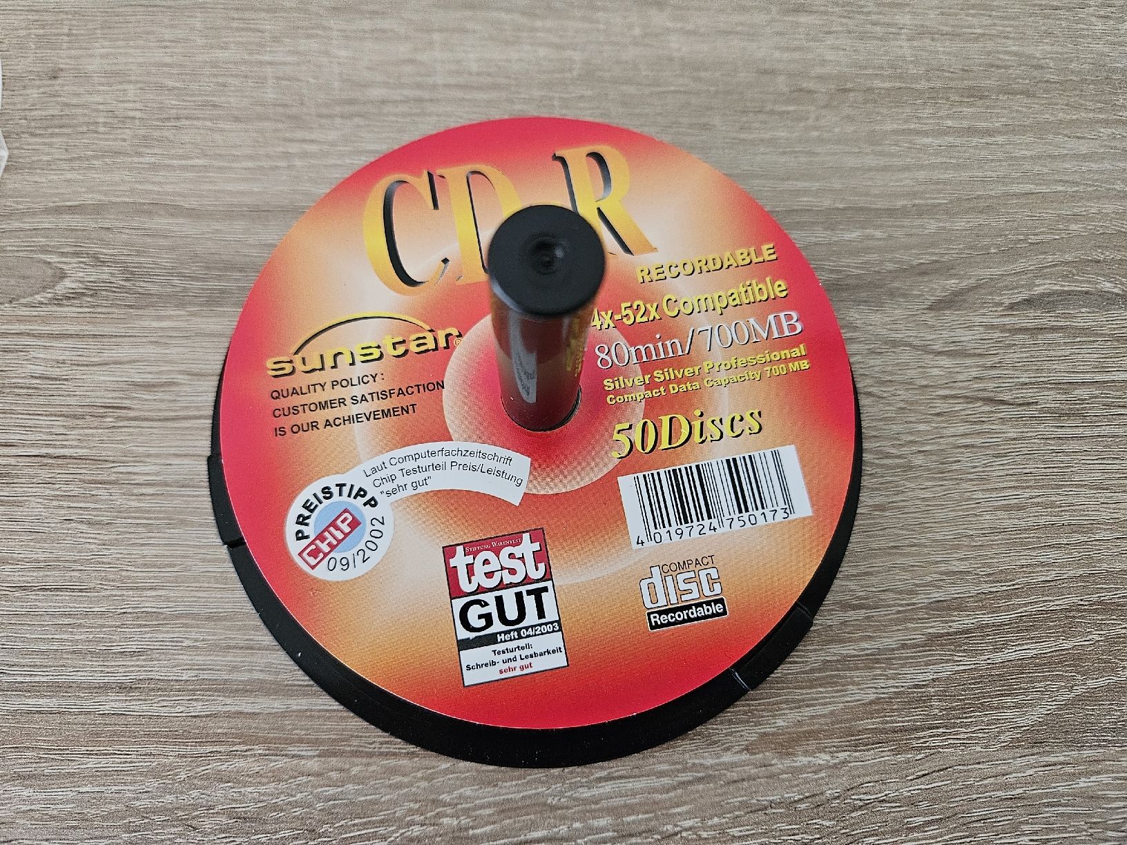 CD & DVD vergini: 13 CD-R Rohlinge 80min/700MB Sunstar – Nuovo (secondo la descrizione) da Wauwil venduto da seriously3 1