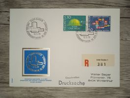 TR16 Enveloppe  + Timbre Suisse 1970