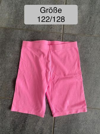 Pinke Sommer-Shorts für Mädchen, Grösse 122/128, Top Zustand