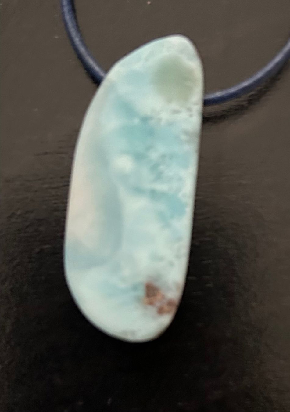 Ciondoli: Larimar Anhänger 4 x 1.8 cm – Nuovo (secondo la descrizione) da Widnau venduto da dan_hrm2 1