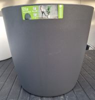 Pflanztopf Ella Ø 40 H 35 cm mit Rollen Schwarz 36L