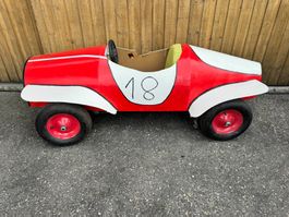 Seifenkiste Kinderfahrzeug mit Luftreifen, Lenkung & Bremse