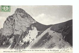 Rochers de Naye, chemin de fer, Dent de Jaman 1907