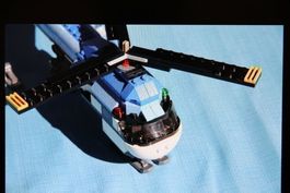 Lego, Hubschrauber, 2 Rotoren, Seilwinde