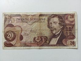 alte Banknote aus Österreich