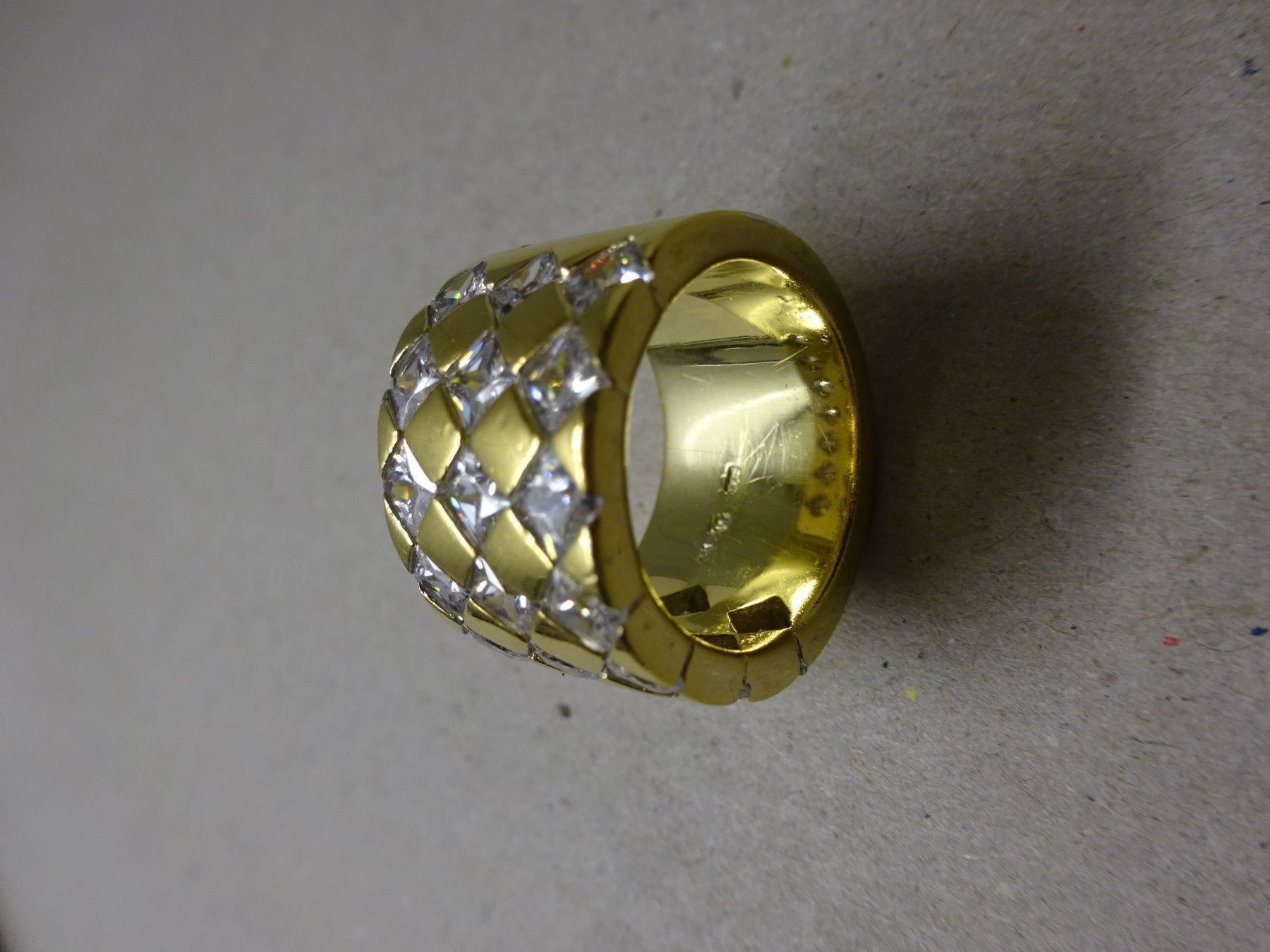 Thomas Sabo Anelli: Designer Ring - 925Silber, verg. Gr.55 – Usato da Esslingen venduto da eintagammeer 1
