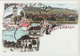 Gruss aus Breitenbach - (AK Lithoansicht im Form. A4)