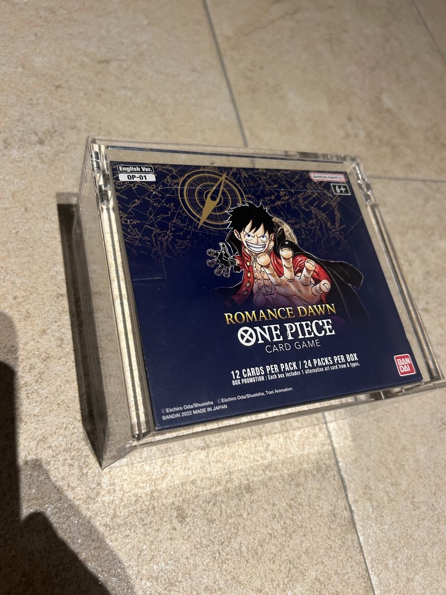 bandai namco one piece card game illustration box vol. 4 Casemon Acrylic Case for One Piece Blue Bottom Booster Box Magnet Lid :  Amazon.ca: Toys & Games