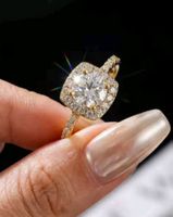 Bague argent avec diamant de moissanite de 1 ct certifié GRA