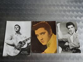 3 Postkarten Elvis Presley Original Vintage The King