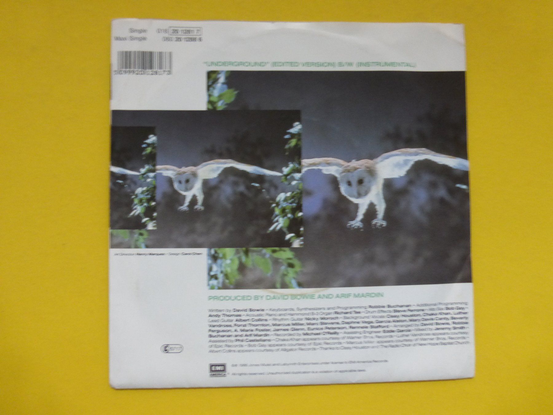 Dischi in vinile: David Bowie – Underground – Usato da Zürich venduto da Swiss57 1