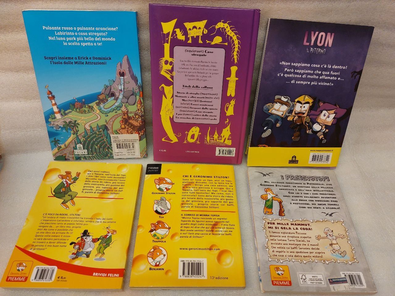 Livres: 6 Libri per ragazzi Geronimo Stilton e altri – D'occasion à Pambio Noranco par Pol69 1