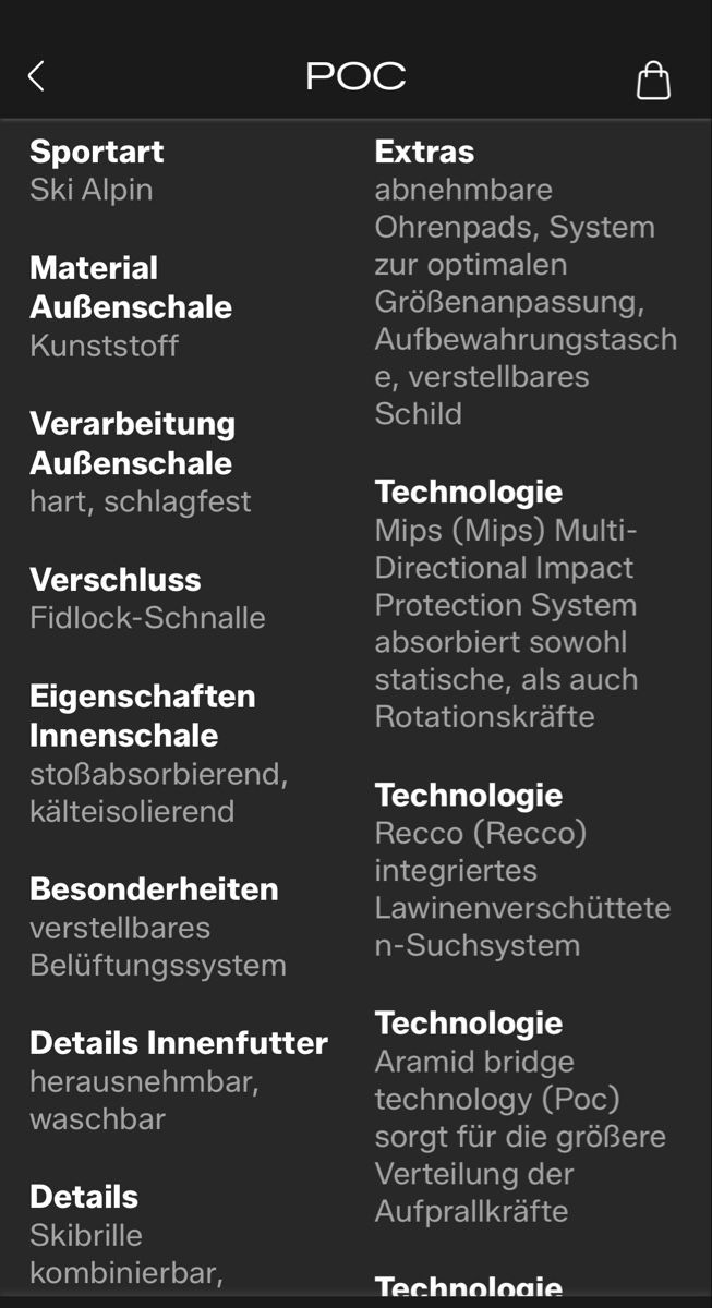 Poc Caschi: POC Levator MIPS Skihelm Grösse M – Nuovo e nell'imballaggio originale da Zürich venduto da stollk01 8
