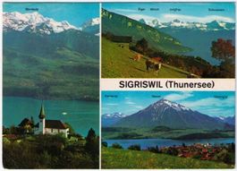 Sigriswil - 3 Bild AK