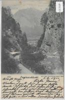 Taminaschlucht - UPU 1900 10er nach Kärnten