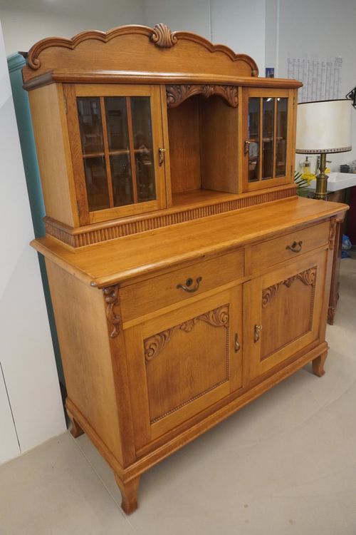 Buffets: Tolles antikes grosse Buffet Küchenschrank L 148 cm   (H078) – D'occasion à Basel par B.W.B. 8