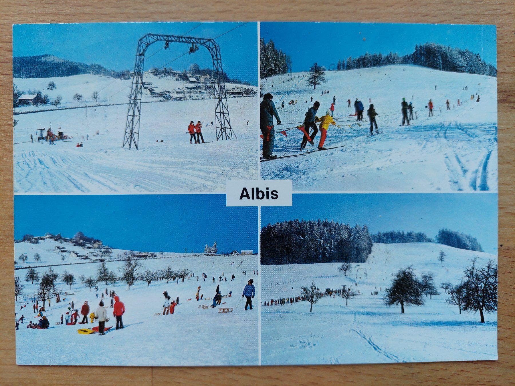 Cartoline postali: AK Albis 4-bildrig – Usato da Obfelden venduto da Foto_Bild_Kunst_Buch