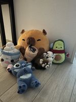 Plüschtiere Set, Stich, Capybara, Avocado, Panda, neuwertig