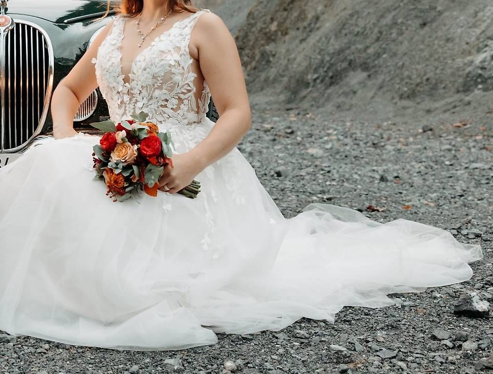 Vestiti: Designer Hochzeitskleid Ivory – Usato da Cazis venduto da The_Chance