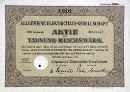 Allgemeine Elektricitäts-Gesellschaft AEG, Berlin - 1942