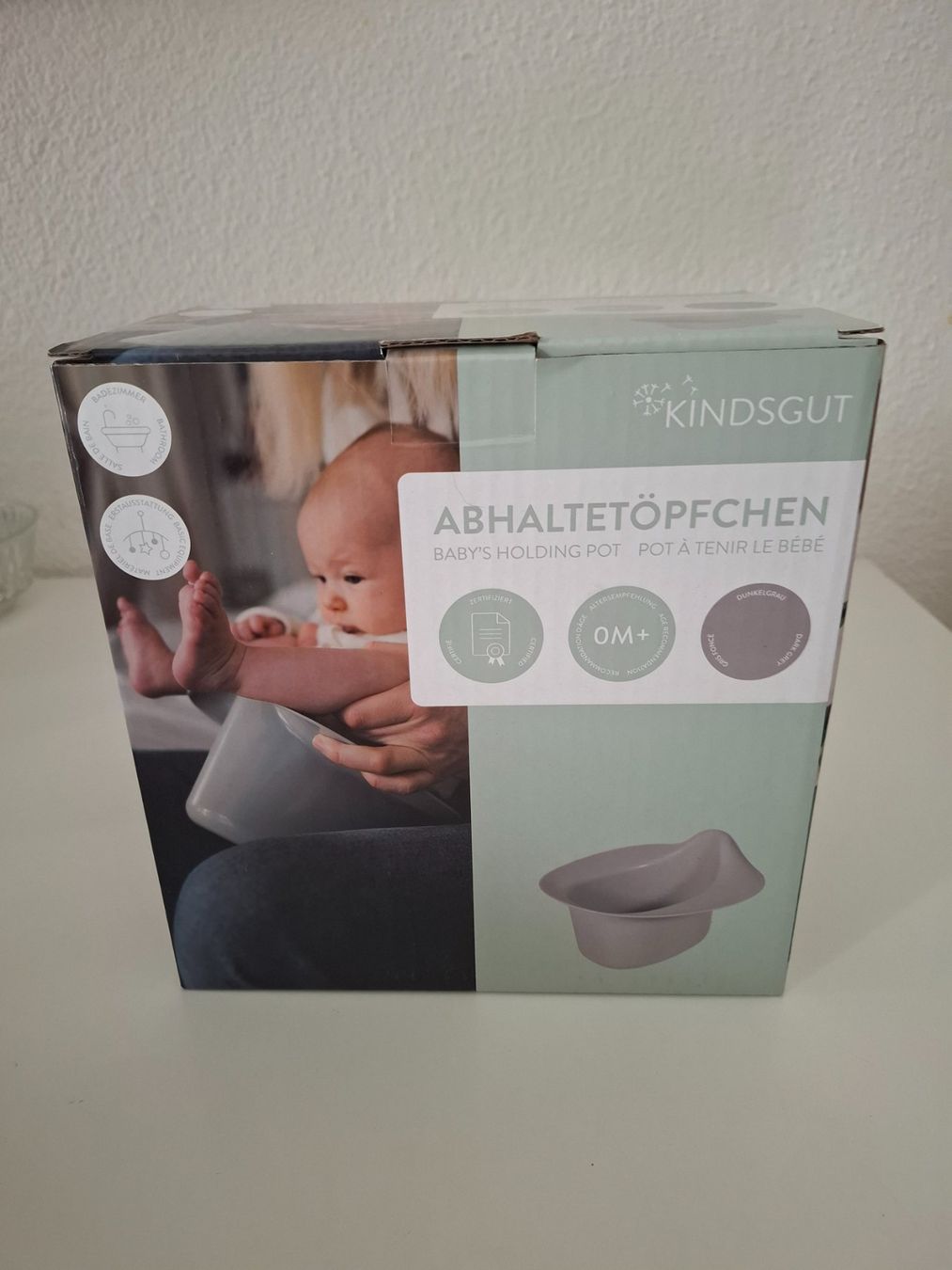 WC: Abhaltetöpfchen mit Tüchlein – Nuovo e nell'imballaggio originale da Zürich venduto da honolulu4711