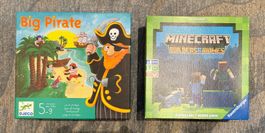 Djeco Big Pirate & Ravensburger Minecraft Builders & Biomes