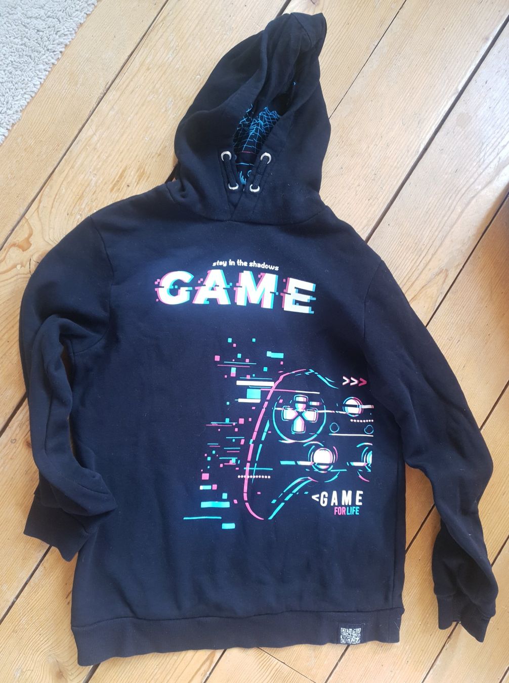Kleiderpakete & -sets: Sweat Trainer mit Hoodie, "Game", Gr. 170/176 – Gebraucht aus Valangin von Kbleuer