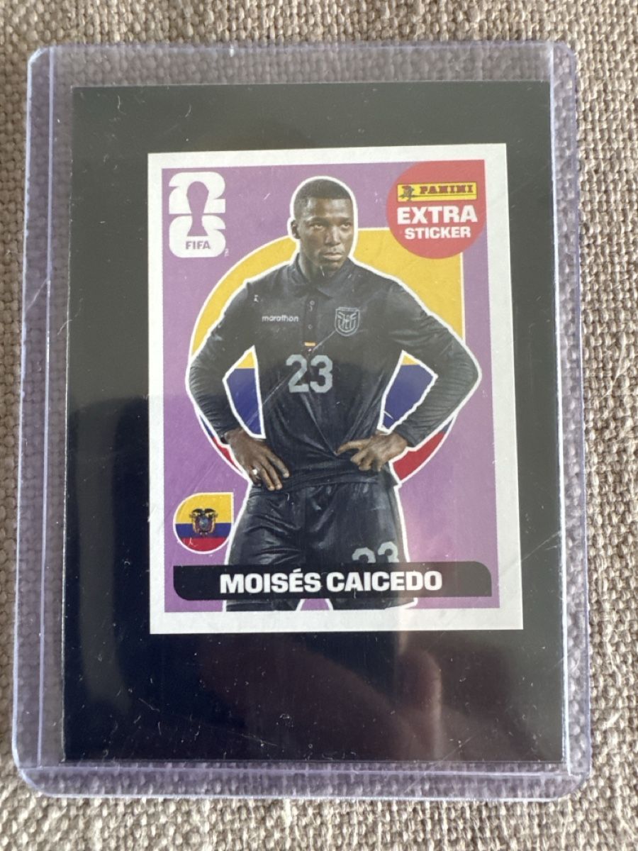 Panini Sammelbilder & Trading cards: WM 2026 Panini extra Sticker Moisés Caicedo Pink – Neu (gemäss Beschreibung) aus Zürich von Stg7