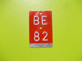 Velonummer / Fahrradnummer BE 82