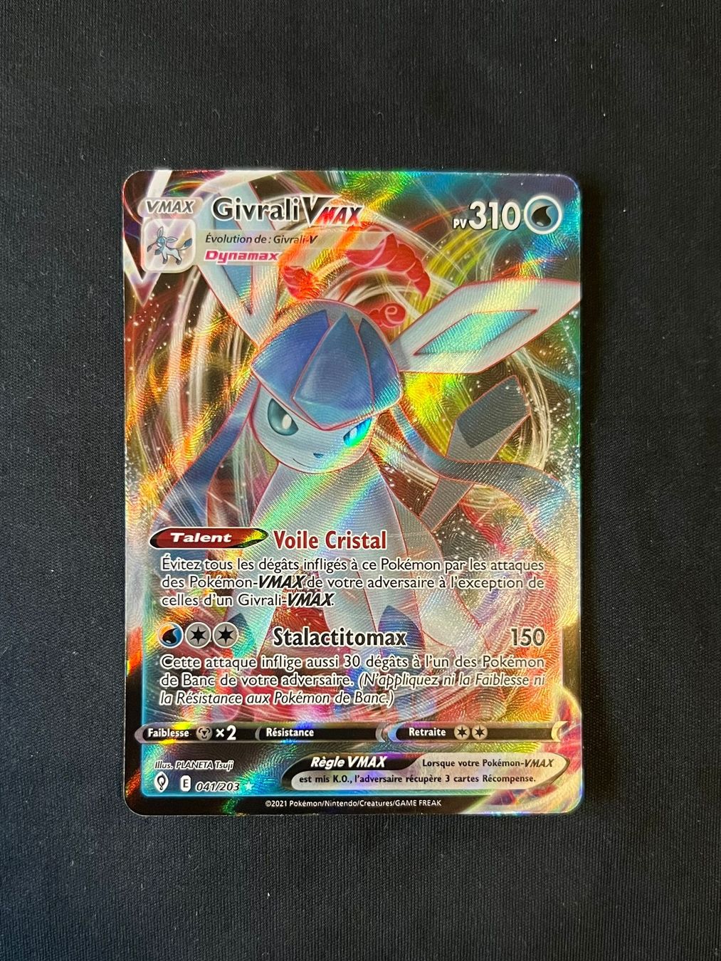 Pokémon Carte collezionabili: Givrali Vmax FRançais 041/203 – Nuovo (secondo la descrizione) da Genève venduto da Jojo_pokemon