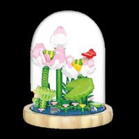 Blume im Glas: Lotus / Mini-Bausteine