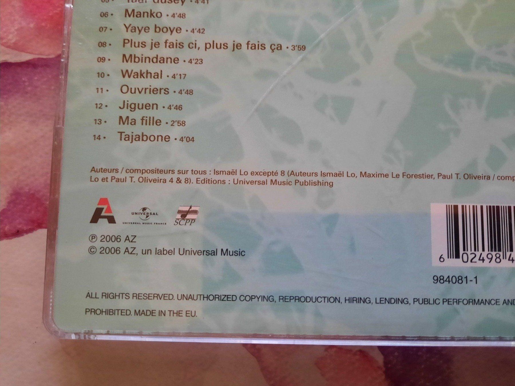 CDs: CD Ismael Lo - Sénégal – D'occasion à Pully par bro_n52j 3