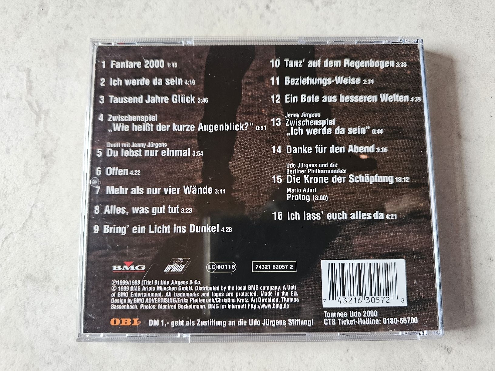 CD: Udo Jürgens  -  Ich werde da sein – Usato da Schneisingen venduto da backstore24 1