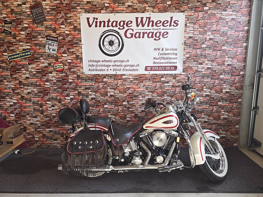Cruisers: HARLEY-DAVIDSON FLSTS 1340 Softail Heritage Springer – D'occasion à Einsiedeln par Vintage-Toeff