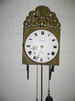 Schöne, gut erhaltene Comtoise-Uhr ca. 1880 von Privat