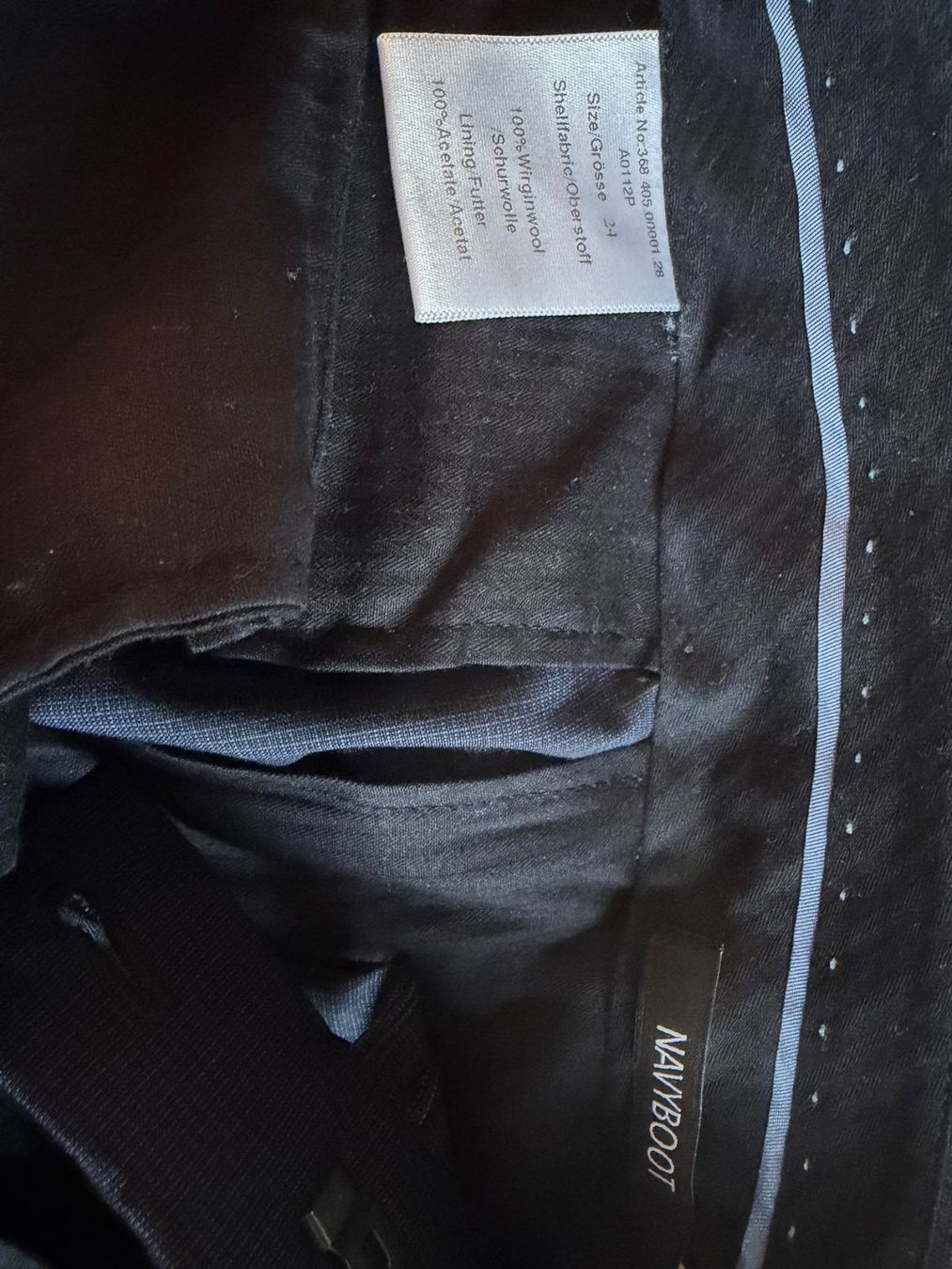 Navyboot Completi: Navyboot Anzug, Grösse 24, 100 % Schurwolle – Usato da Zürich venduto da zoe_z 3