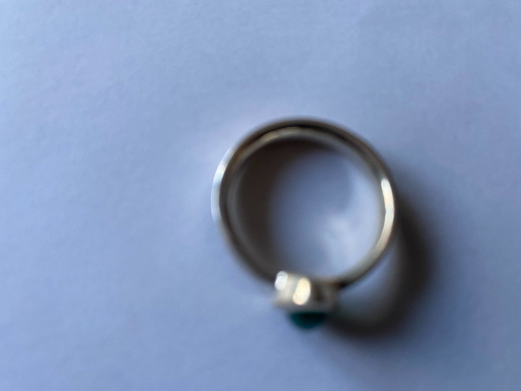 Ringe: Ring Silber/Smaragd, Durchm. 53mm (16) – Neu (gemäss Beschreibung) aus Muri b. Bern von Silberqualle 1
