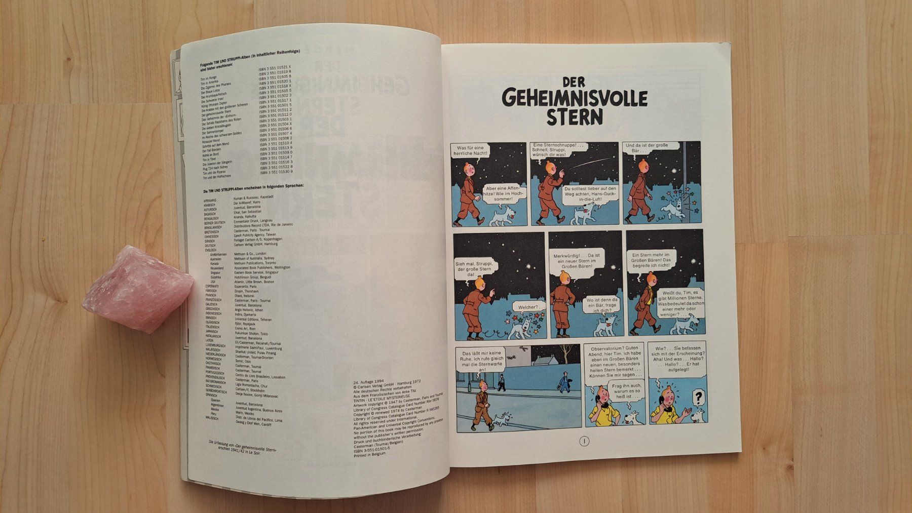 Fumetti: Tim und Struppi: "Der geheimnisvolle Stern" - 1994 – Usato da Affoltern am Albis venduto da saminou01 2