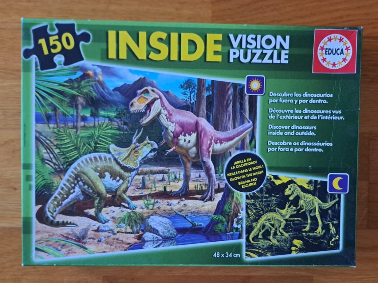 Educa Puzzle: Puzzle Educa Inside Vision Dinosaurier 150 Teile – Usato da Münsingen venduto da BeatGrolimund