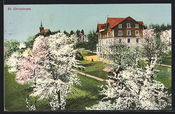 Cartoline postali: St. Chrischona, Wohnhaus während der Ba – Usato da Berlin venduto da bartko-reher