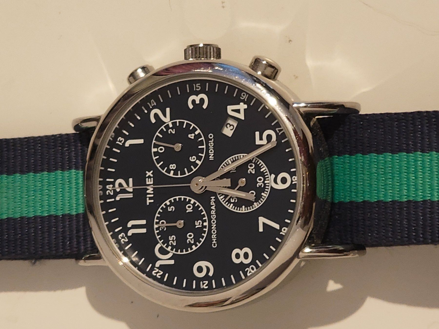 Timex Uhren: Timex Men's Weekender Chronograph 40mm Watch – Gebraucht aus Sion von Mizzaa 4