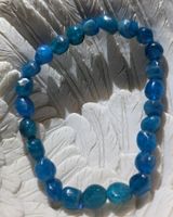 💙 Blauer Apatit Nugget-Armband 💙