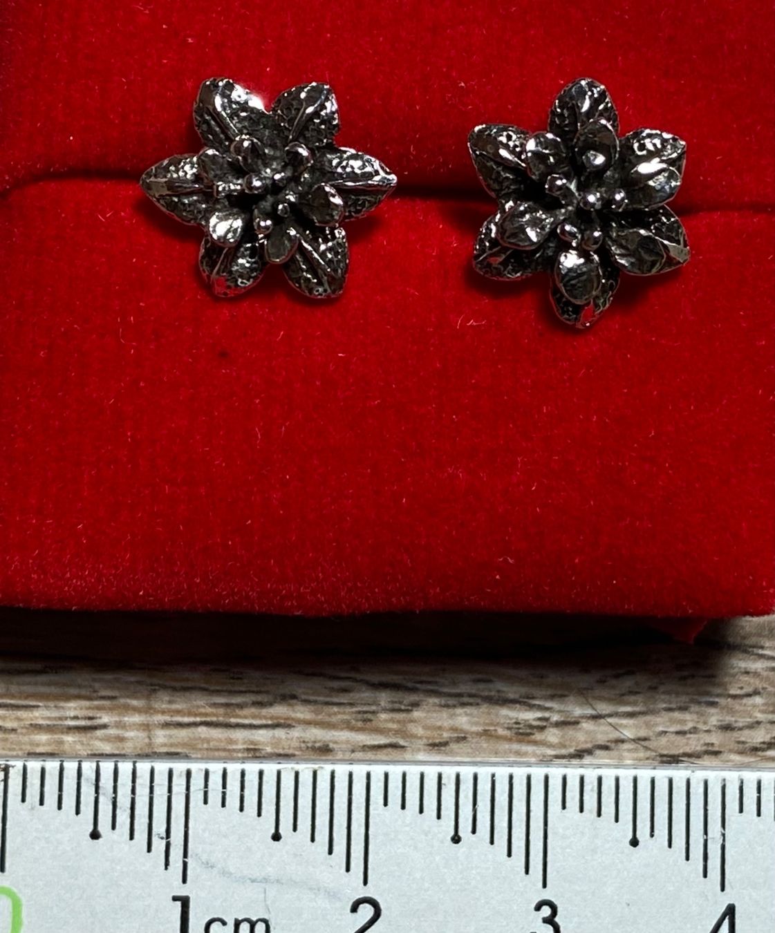 Orecchini pendenti & Orecchini a lobo: süsse 925 Silber Ohrstecker Blumen – Nuovo e nell'imballaggio originale da Laax GR venduto da krippenfiguren-laax 2
