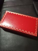 Boîte lunettes vintage Must de Cartier rouge, bon état