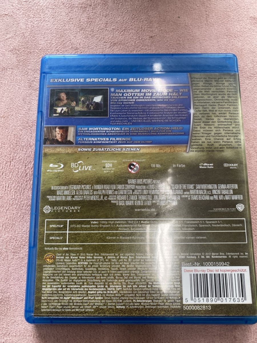Tutti i DVDs: Kampf der Titanen Bluray – Usato da Fürigen venduto da Lucky_NW 1