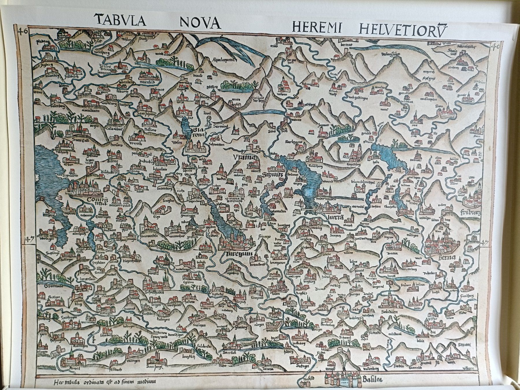 Landkarten & Atlanten: Kunstmappe 500 Jahre Schweizer Landkarte – Gebraucht aus Embrach von Illingen13 7