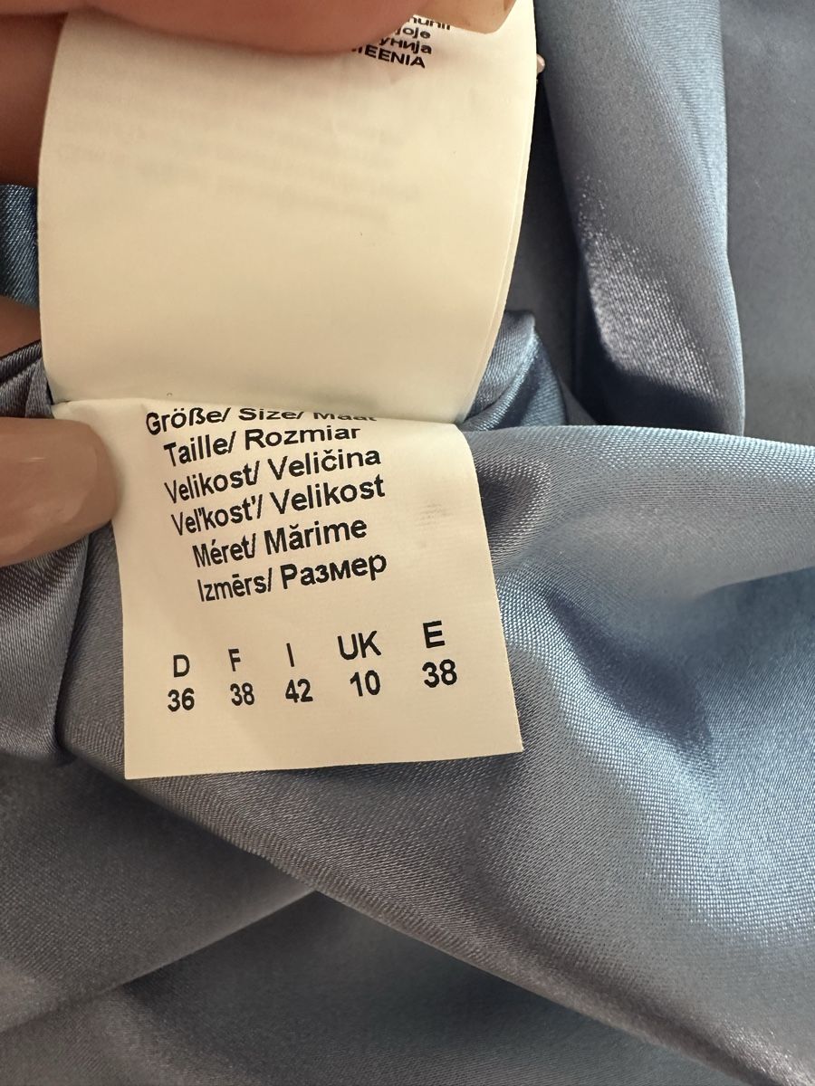 Kleider: Abendkleid Swing blau Grösse 36 mit Schlitz – Neu (gemäss Beschreibung) aus Glattbrugg von SMusic98 9