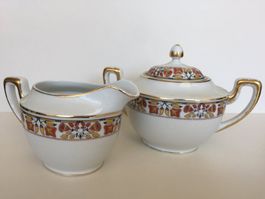 RAYNAUD & CIE LIMOGES sucrier+crémier / Zuckerdose+Rahmkanne